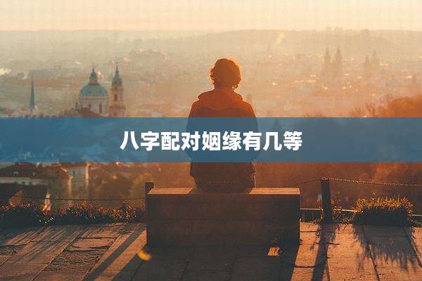 八字配对姻缘有几等