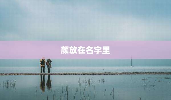 颜放在名字里