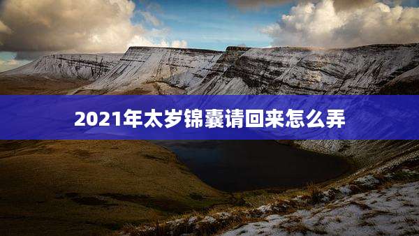 2021年太岁锦囊请回来怎么弄