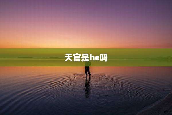 天官是he吗