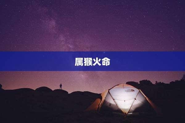 属猴火命