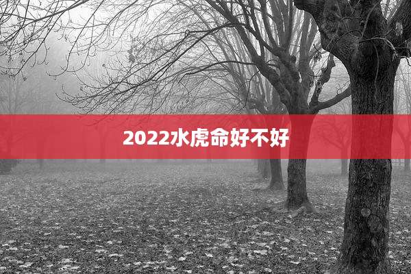 2022水虎命好不好