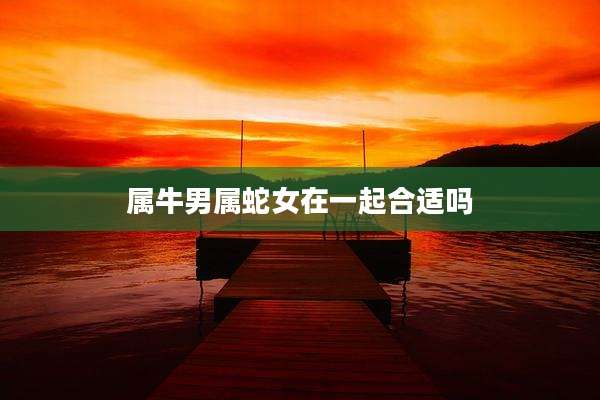 属牛男属蛇女在一起合适吗