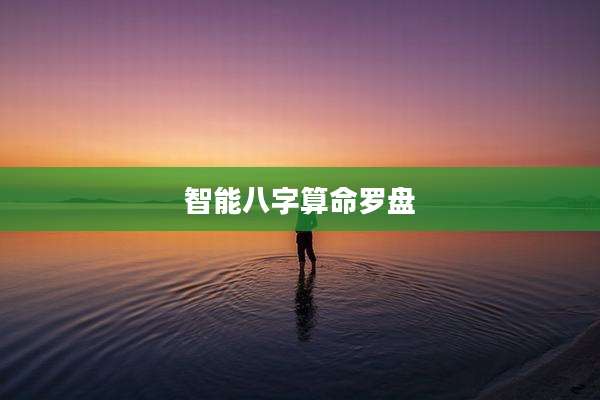 智能八字算命罗盘
