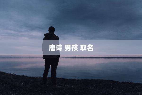 唐诗 男孩 取名