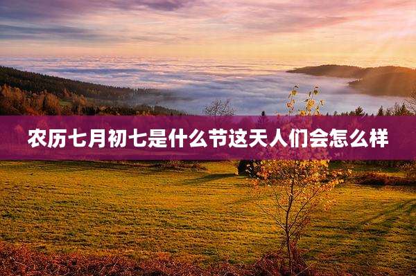 农历七月初七是什么节这天人们会怎么样