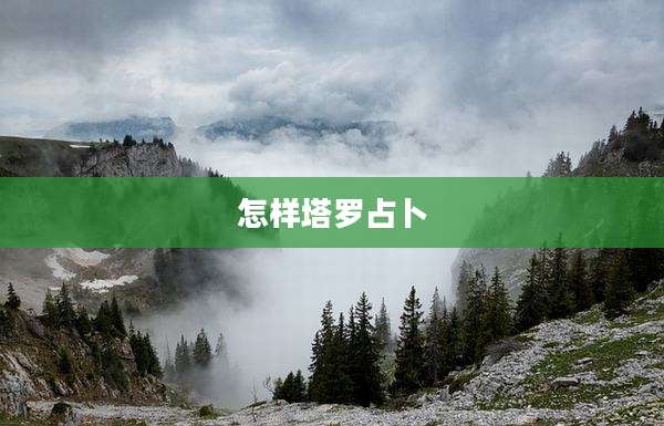 怎样塔罗占卜