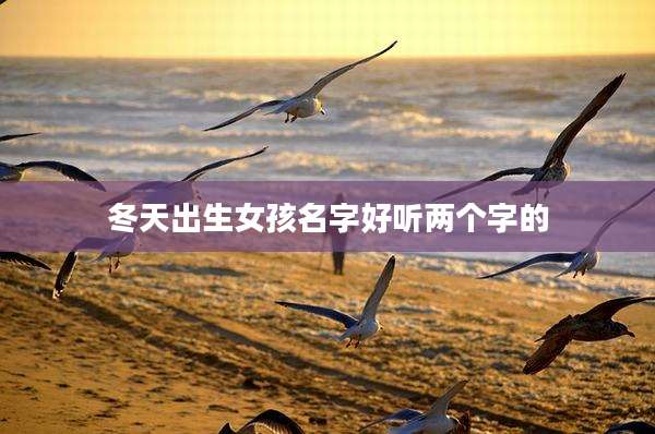 冬天出生女孩名字好听两个字的