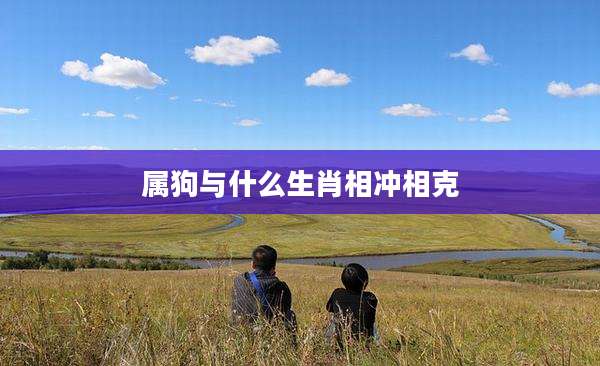 属狗与什么生肖相冲相克