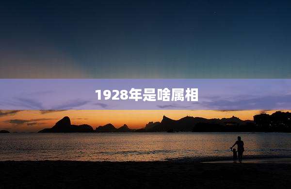 1928年是啥属相
