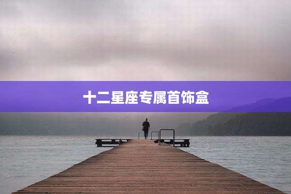 十二星座专属首饰盒