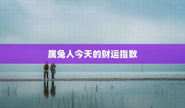 属兔人今天的财运指数