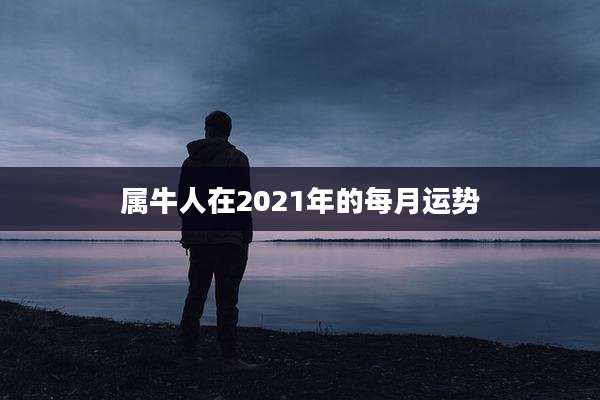 属牛人在2021年的每月运势