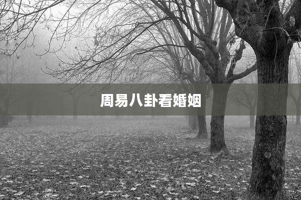 周易八卦看婚姻