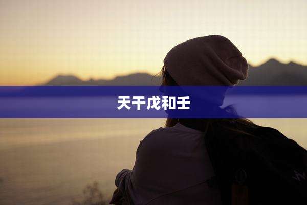 天干戊和壬