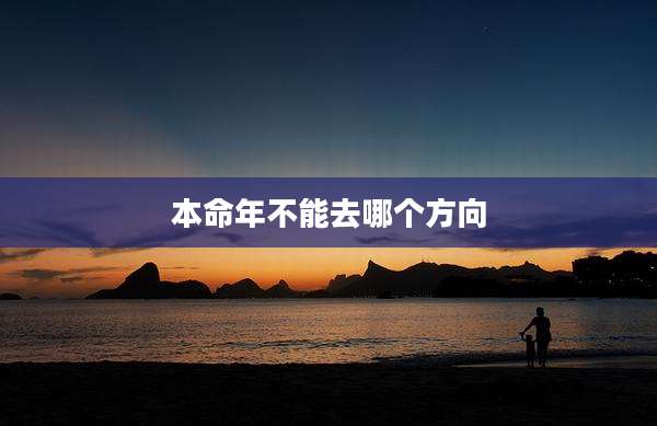 本命年不能去哪个方向