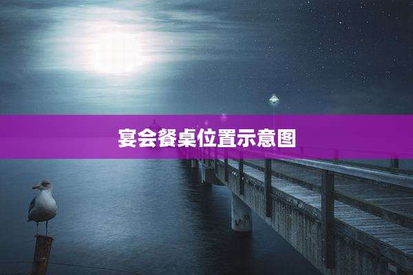 宴会餐桌位置示意图