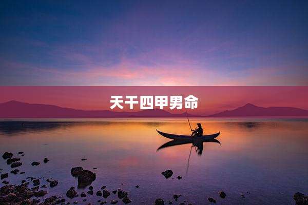 天干四甲男命