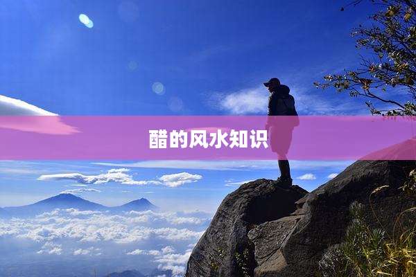 醋的风水知识