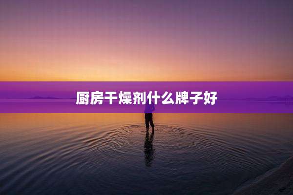 厨房干燥剂什么牌子好