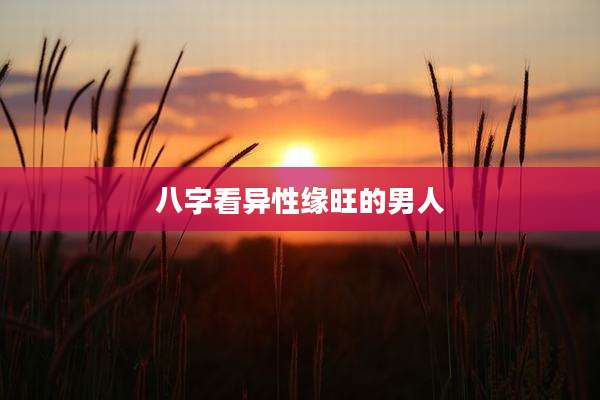 八字看异性缘旺的男人