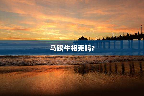 马跟牛相克吗?