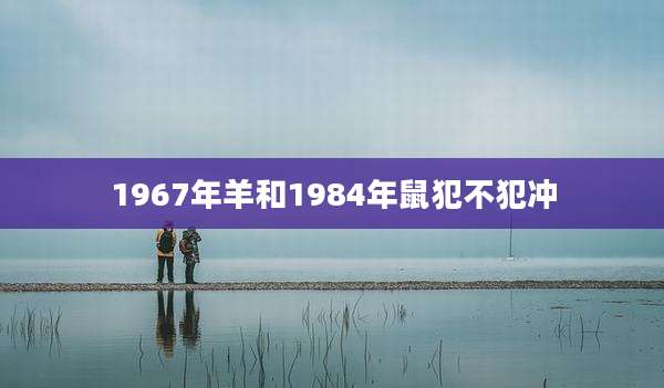 1967年羊和1984年鼠犯不犯冲