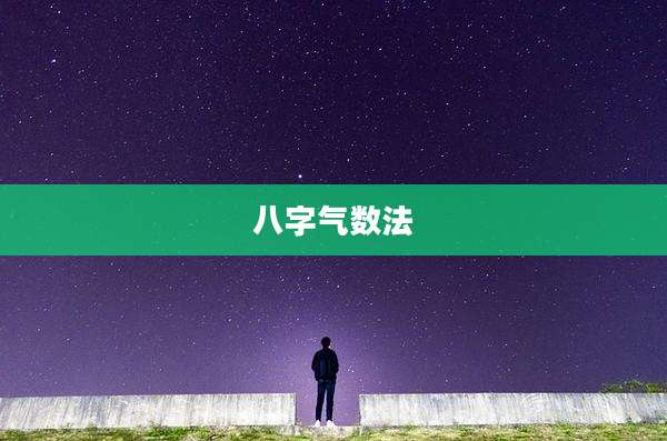 八字气数法