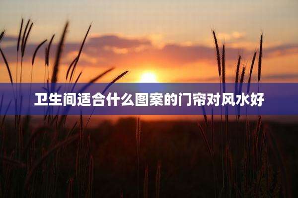 卫生间适合什么图案的门帘对风水好