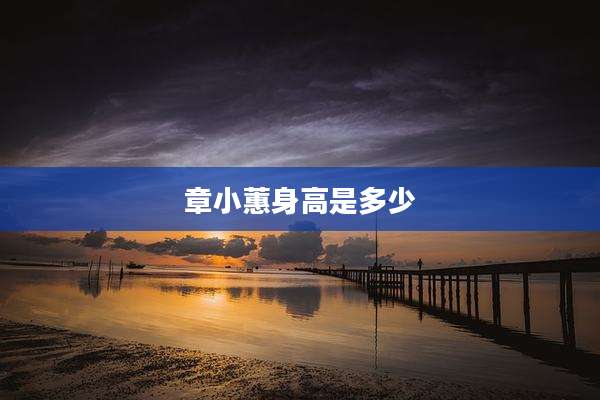 章小蕙身高是多少