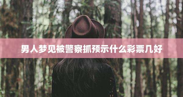 男人梦见被警察抓预示什么彩票几好