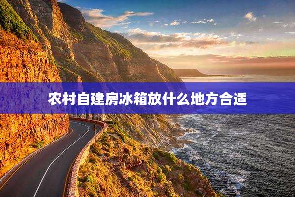 农村自建房冰箱放什么地方合适