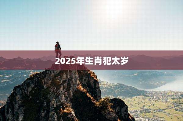 2025年生肖犯太岁