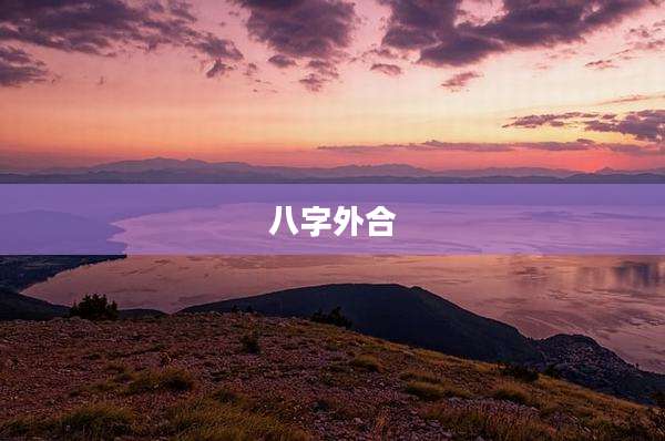 八字外合