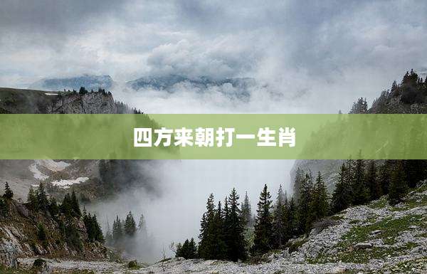 四方来朝打一生肖
