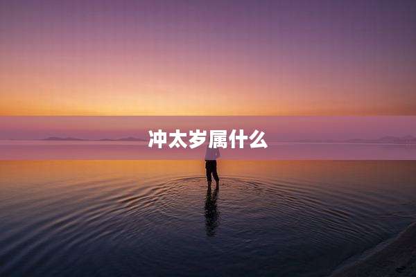 冲太岁属什么