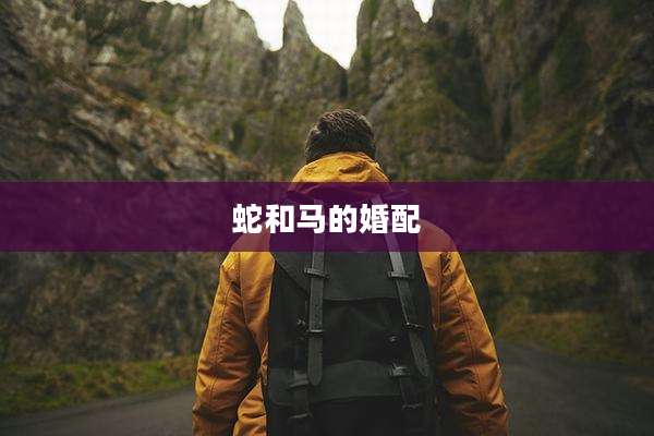 蛇和马的婚配