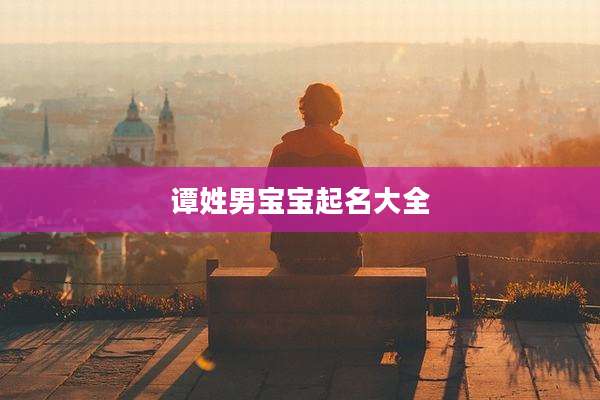 谭姓男宝宝起名大全