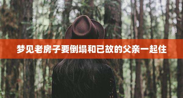梦见老房子要倒塌和已故的父亲一起住