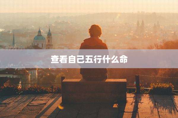 查看自己五行什么命