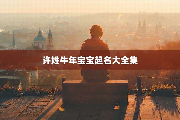 许姓牛年宝宝起名大全集