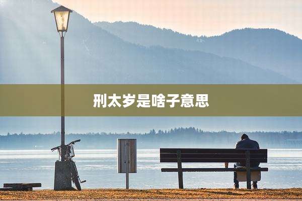 刑太岁是啥子意思