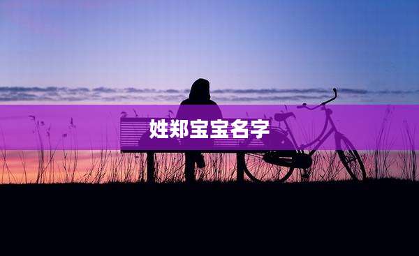 姓郑宝宝名字