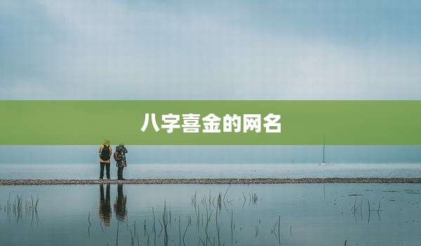 八字喜金的网名