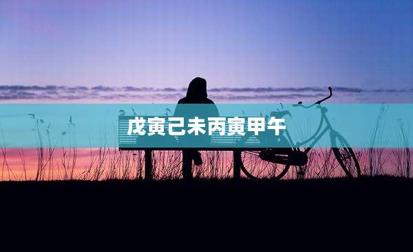 戊寅己未丙寅甲午