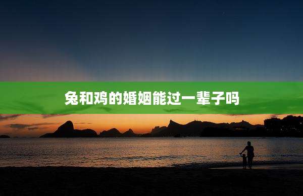 兔和鸡的婚姻能过一辈子吗