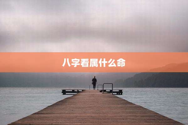 八字看属什么命