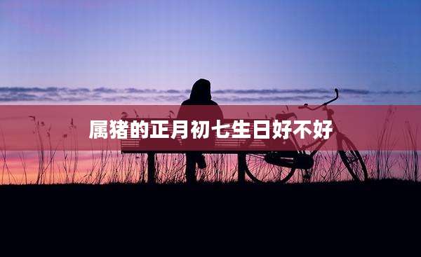 属猪的正月初七生日好不好