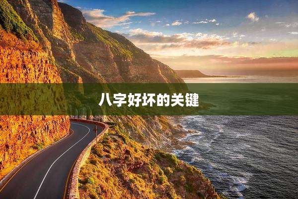 八字好坏的关键