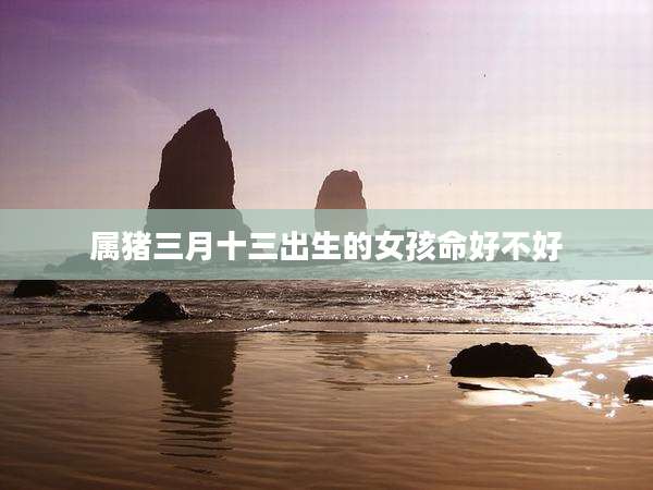属猪三月十三出生的女孩命好不好